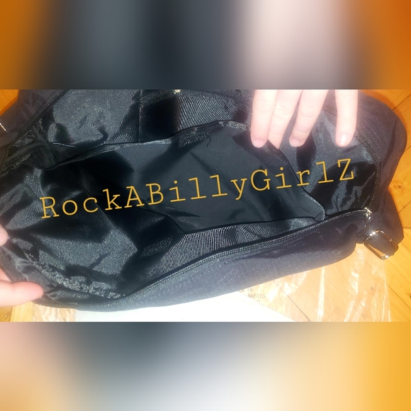 Sourpuss Man's Ruin Pinup Girl Martini Glass Tattoo Flash Laptop Messenger Bag - Picture 14 of 16